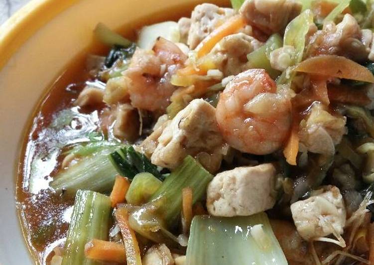 Udang tahu saos tiram