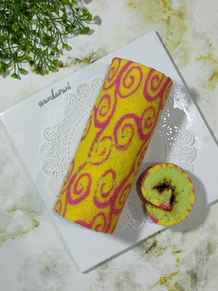 Foto resep Roll Cake Batik versi Oven