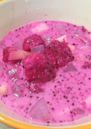 Foto resep Sop Buah Naga