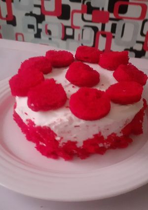 A picture of Red velvet cake.