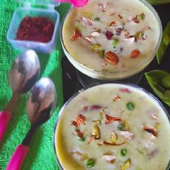 Green peas kheer A picture of Green peas kheer.