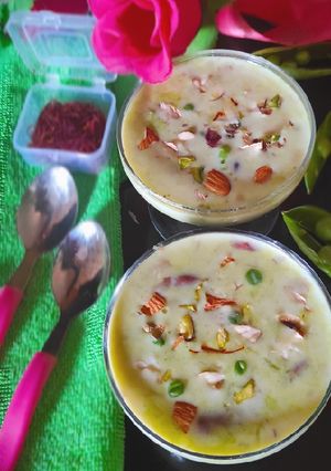A picture of Green peas kheer.
