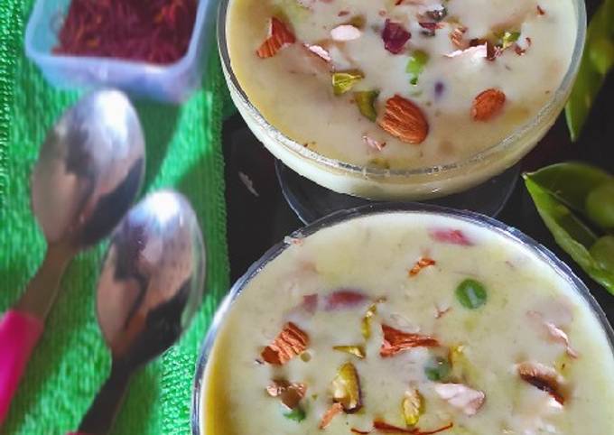 Green peas kheer