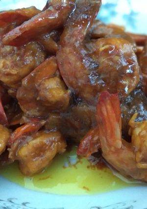 Foto resep Udang Goreng Asam