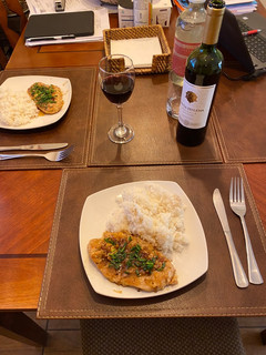 Una foto de Pollo a la miel y ajo