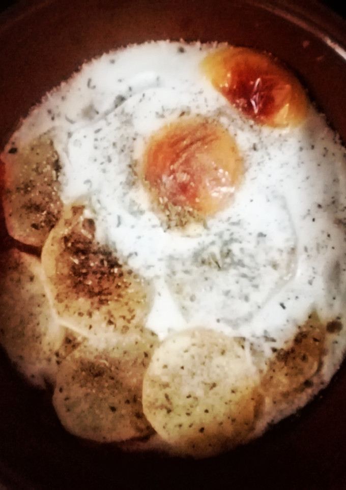 Una foto de Huevos al plato al horno