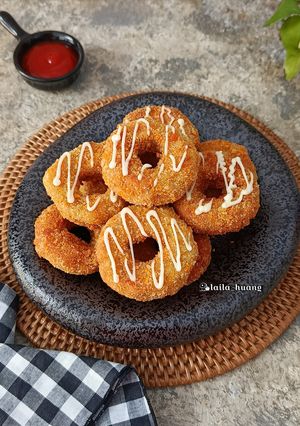 Foto resep Donat Tempe Ayam Crispi