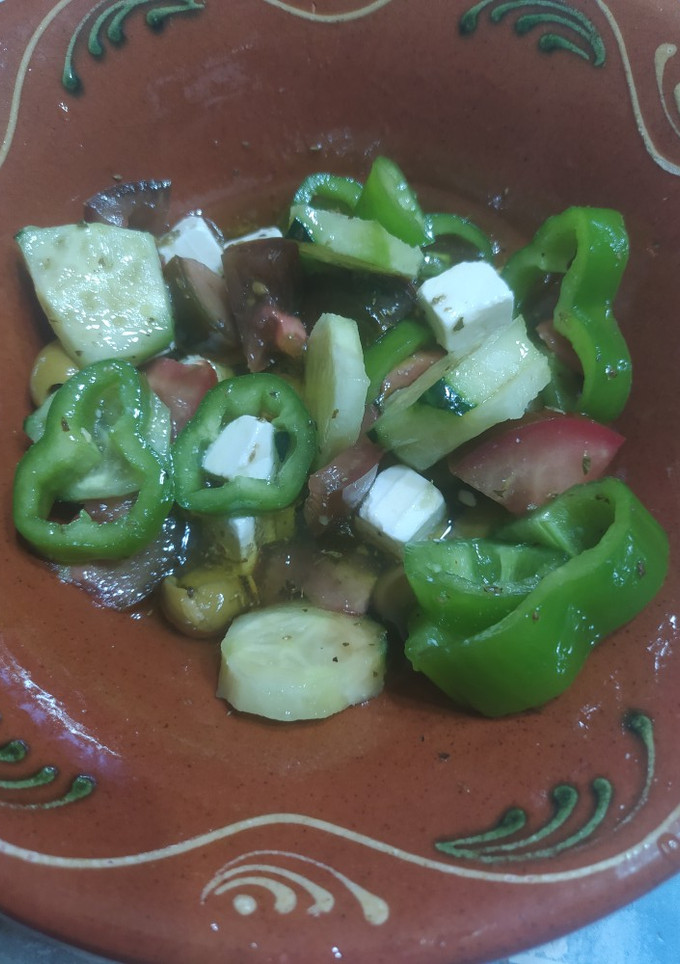 Una foto de Ensalada griega