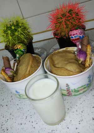عکسی از دستور کیک فنجانی یا ماگ کیک ☕🍺