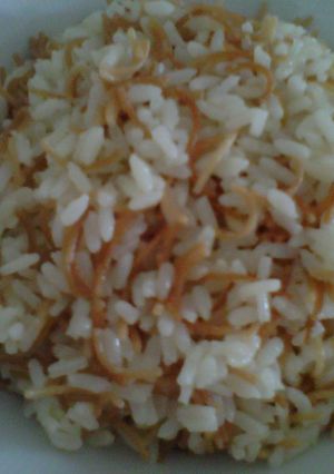 صورة لوصفة رز بالشعيرية