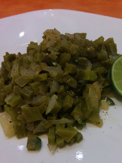 A picture of Sauted nopales.