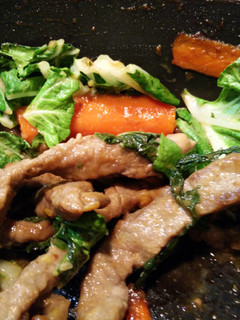 A picture of Beef & Bok Choy Stir Fry.