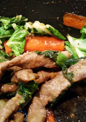 A picture of Beef & Bok Choy Stir Fry.