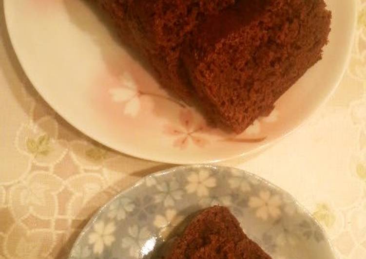Egg & Butter-Free Easy Chocolate Cake