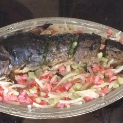 A picture of Baked Cat Fish.