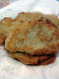 A picture of Potato pancakes.