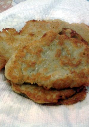 A picture of Potato pancakes.