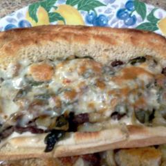 A picture of Spicy Steak & Cheese Sub Sandwiches.