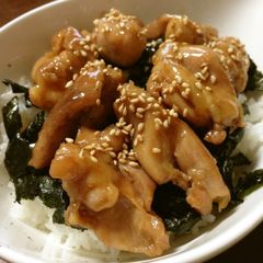 A picture of Super Delicious, Simple Yakitori Rice Bowl.