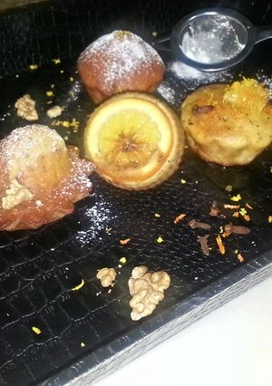 A picture of Orange Poppy seed Muffins 😍.