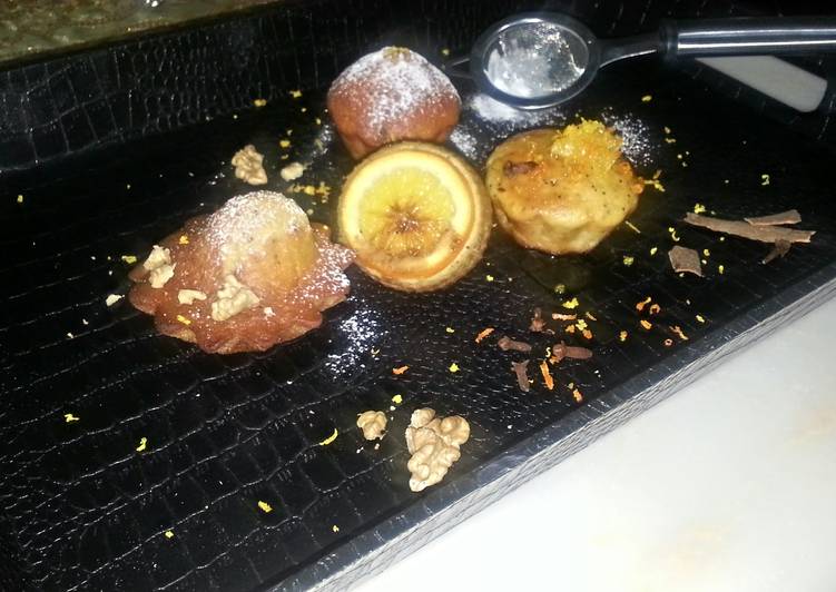 Steps to Prepare Super Quick Homemade Orange Poppy seed Muffins 😍