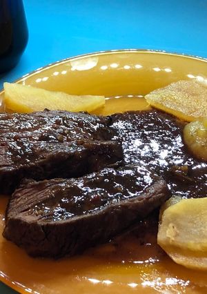 Una foto de Mi ojo de bife a la barbacoa, muy fácil y en un solo paso