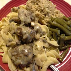 A picture of Italian Sausage Meatballs with Fresh Herbs.