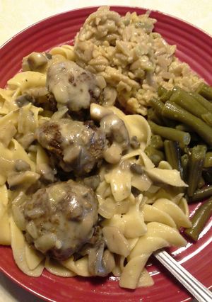 A picture of Italian Sausage Meatballs with Fresh Herbs.