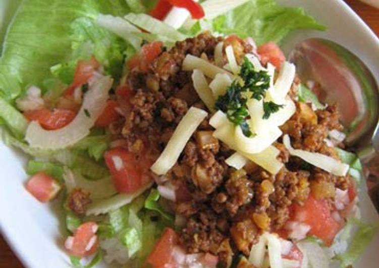 Steps to Prepare Super Quick Homemade Healthy Taco Rice