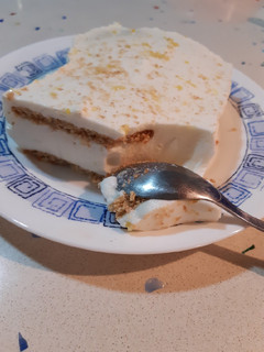 Foto principal de Cheesecake limón y galletas fit -sin horno-
