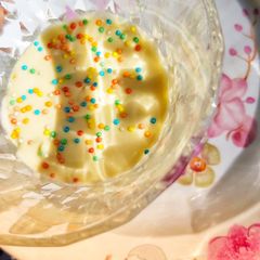 Lemon mousse A picture of Lemon mousse.