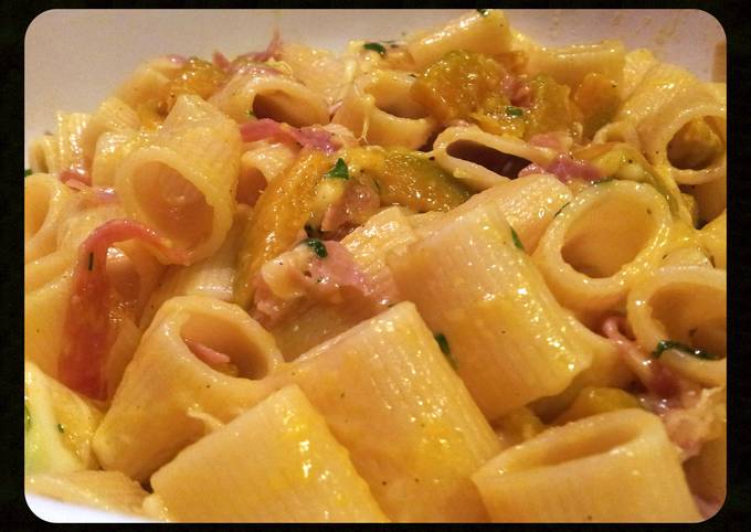 Simple Way to Make Quick AMIEs PASTA with SQUASH &amp; BACON