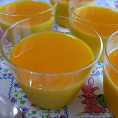 A picture of Kabocha Squash Pudding.