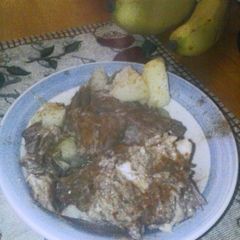 A picture of EBONY'S SOUTHERN BELL NECKBONES AND POTATOES.