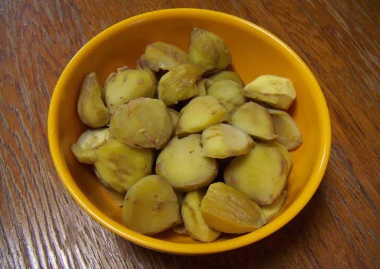 Steps to Prepare Favorite Easy Peeled Chestnuts