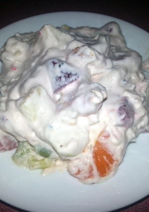 A picture of fruit salad.