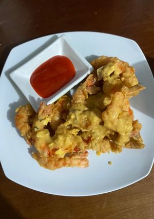Foto resep Udang crispy salted egg