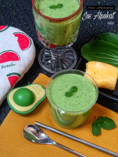 Foto resep Jus Pokcoy + Tape Singkong / Jus Alpukat Kw