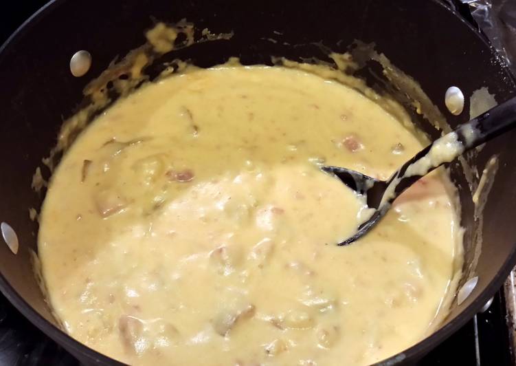 Recipe: Appetizing Cheesy Ham and Potato Soup