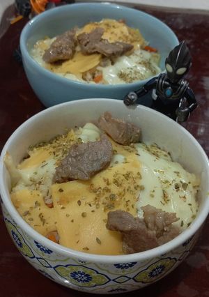 Foto resep Nasi panggang keju