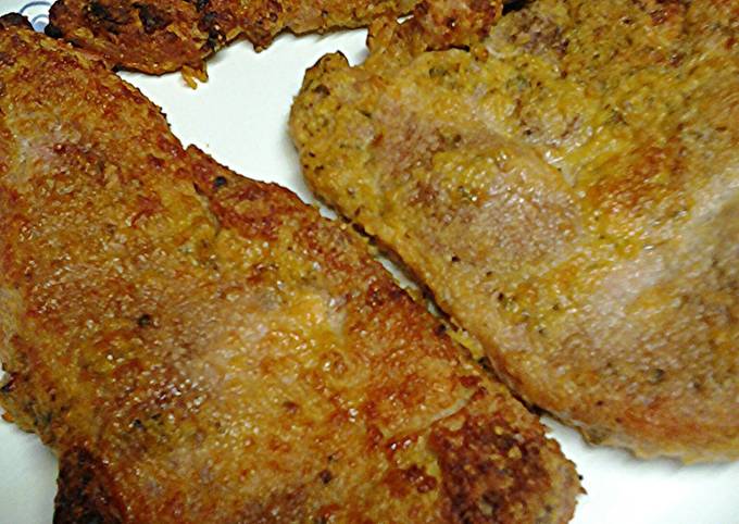 Parmesan pork chops