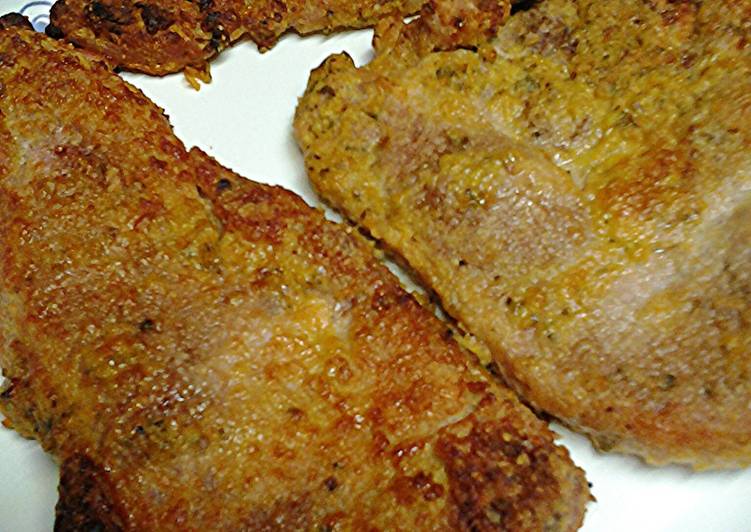 Recipe of Award-winning Parmesan pork chops