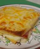 Sándwich mixto gratinado en horno o airfryer