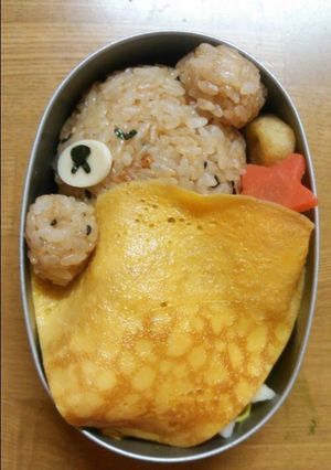 A picture of Rilakkuma Character Bento.