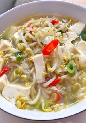 Foto resep Sayur toge tahu