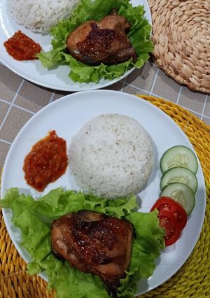 Foto resep Ayam bakar sambal terasi