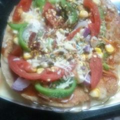Roti pizza A picture of Roti pizza.