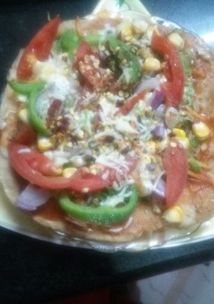 A picture of Roti pizza.