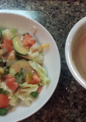 A picture of Strawberry yogurt vinaigrette.