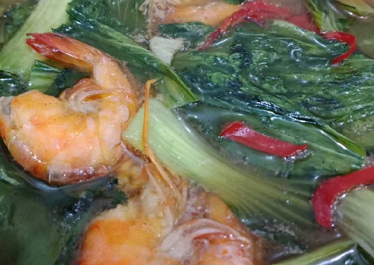 Tumis Sawi Udang